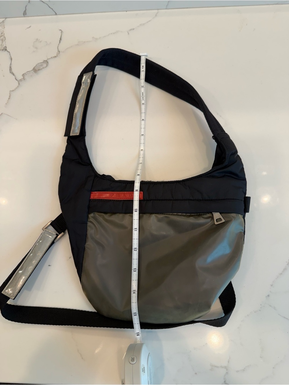 Vintage Prada Tessuto Nylon Shoulder Crossbody Bag - Picture 8 of 10